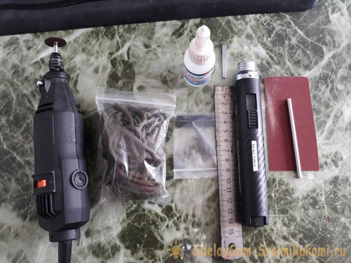 Шнурки-огниво своими руками