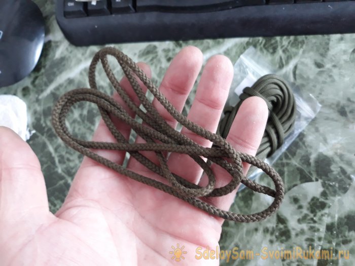 Шнурки-огниво своими руками