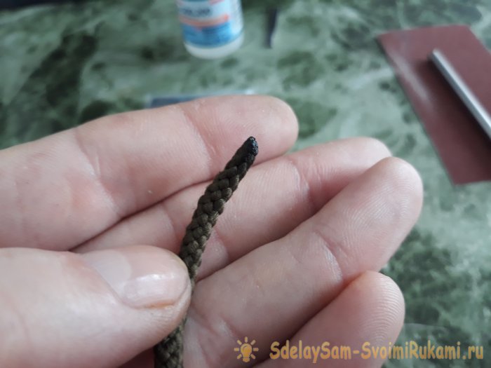 Шнурки-огниво своими руками