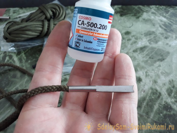 Шнурки-огниво своими руками