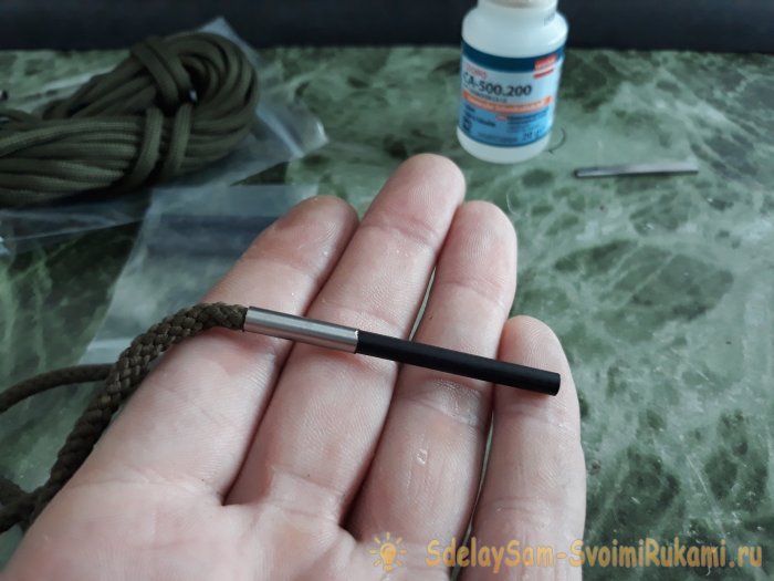 Шнурки-огниво своими руками