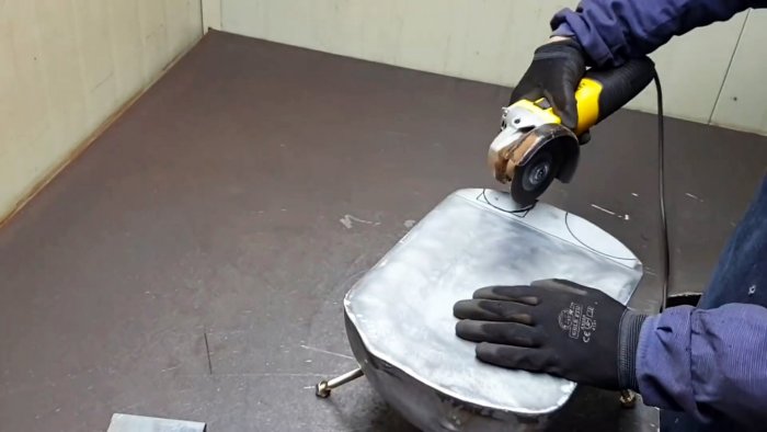 Как сделать походную духовку-плиту из баллона