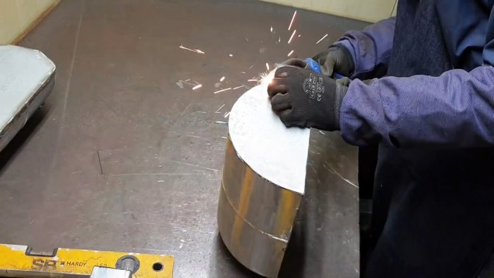 Как сделать походную духовку-плиту из баллона