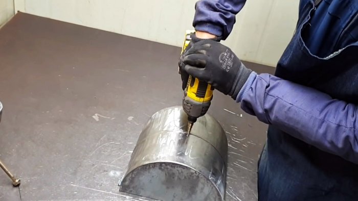 Как сделать походную духовку-плиту из баллона