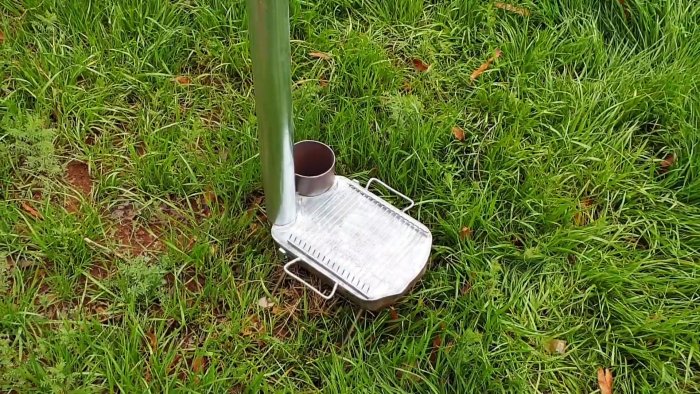 Как сделать походную духовку-плиту из баллона