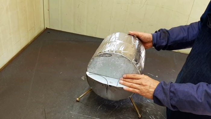 Как сделать походную духовку-плиту из баллона