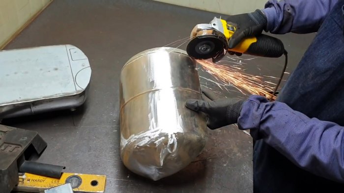 Как сделать походную духовку-плиту из баллона