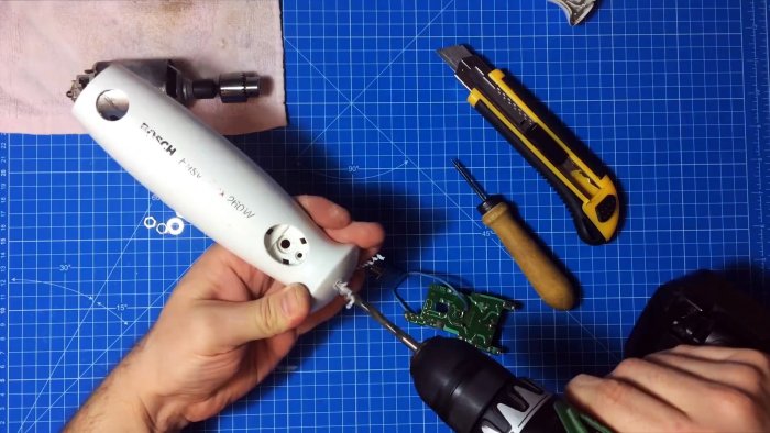 Как переделать кухонный блендер в гравер