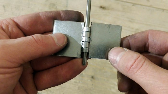 Как сделать петли с помощью простых инструментов