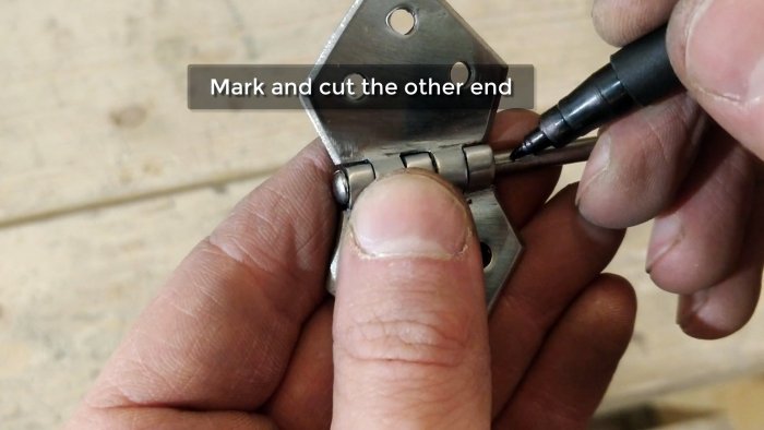 Как сделать петли с помощью простых инструментов