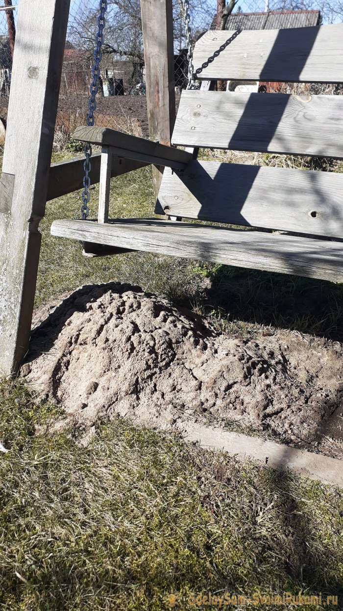 Крот пришёл на огород Что делать