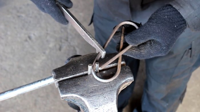 Как завязать стальной прут в узел