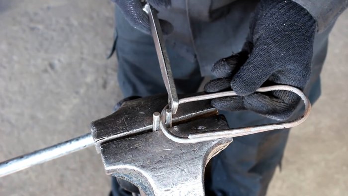 Как завязать стальной прут в узел