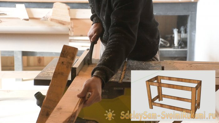 Как сделать контейнер для цветов из поддонов