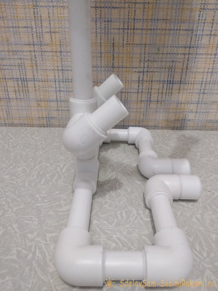 Газетница из ПП трубы