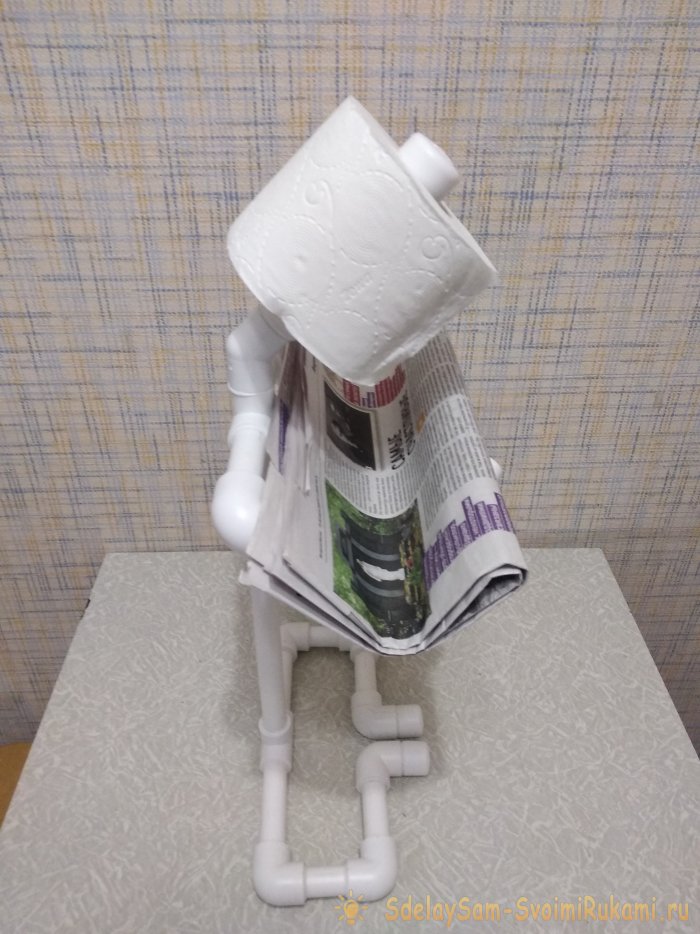 Газетница из ПП трубы