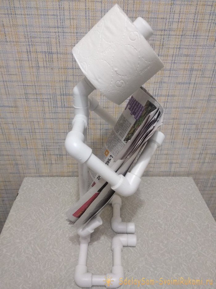 Газетница из ПП трубы