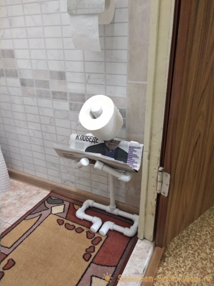 Газетница из ПП трубы