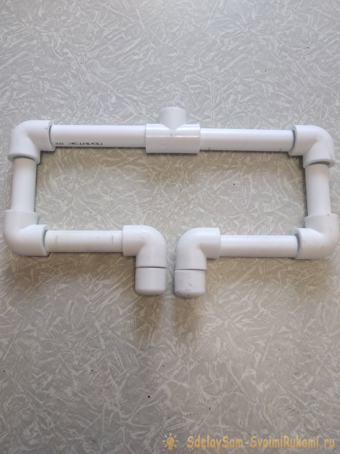 Газетница из ПП трубы