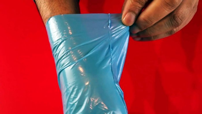 Как сделать перчатки из любого пакета