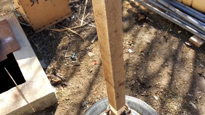 Как из деталей строго автомобиля сделать манекен для отработки ударов