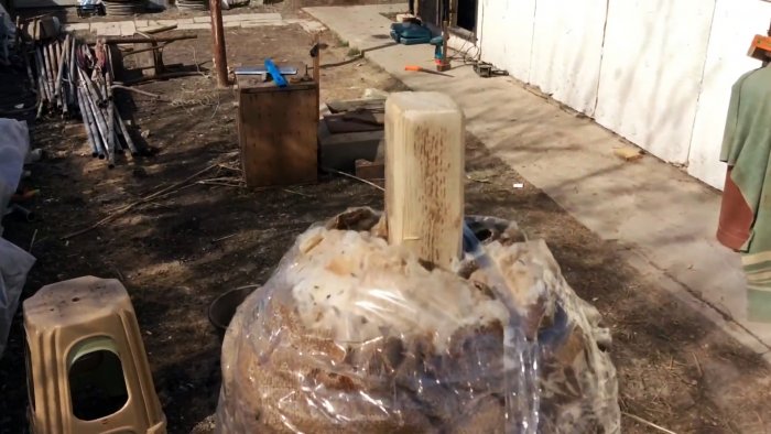 Как из деталей строго автомобиля сделать манекен для отработки ударов