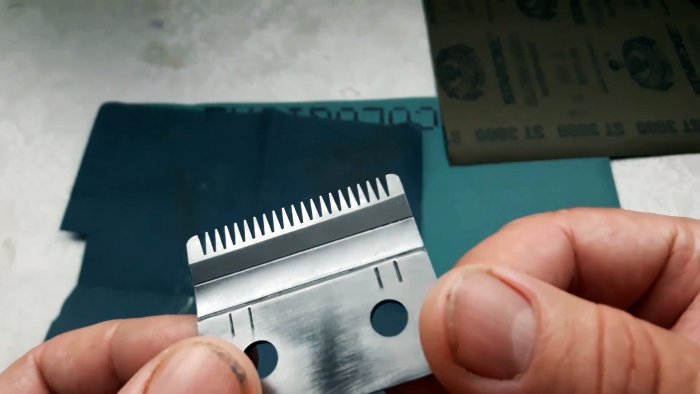 Как очень просто наточить ножи машинки для стрижки волос