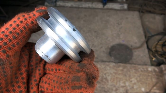 Как сделать шкив без токарного станка