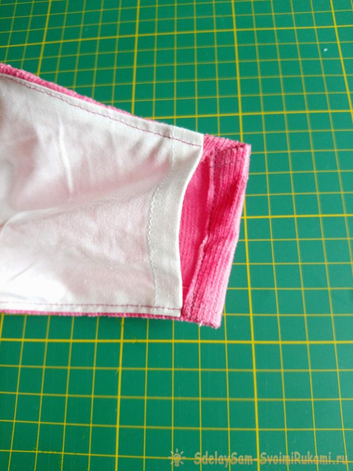 Мастер-класс Многоразовая маска с карманом для фильтрующего слоя