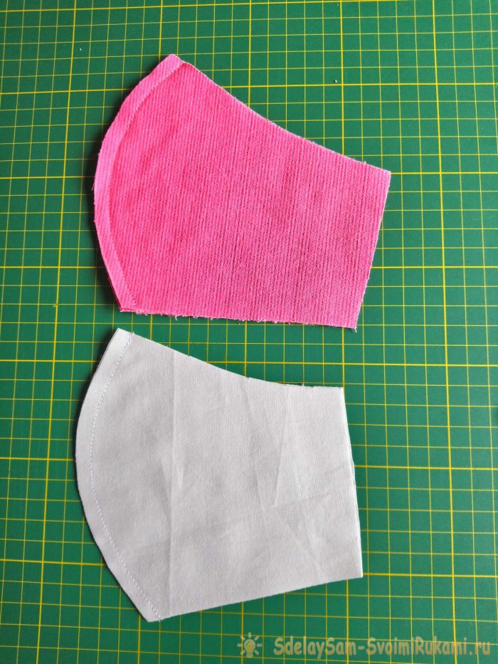 Мастер-класс Многоразовая маска с карманом для фильтрующего слоя