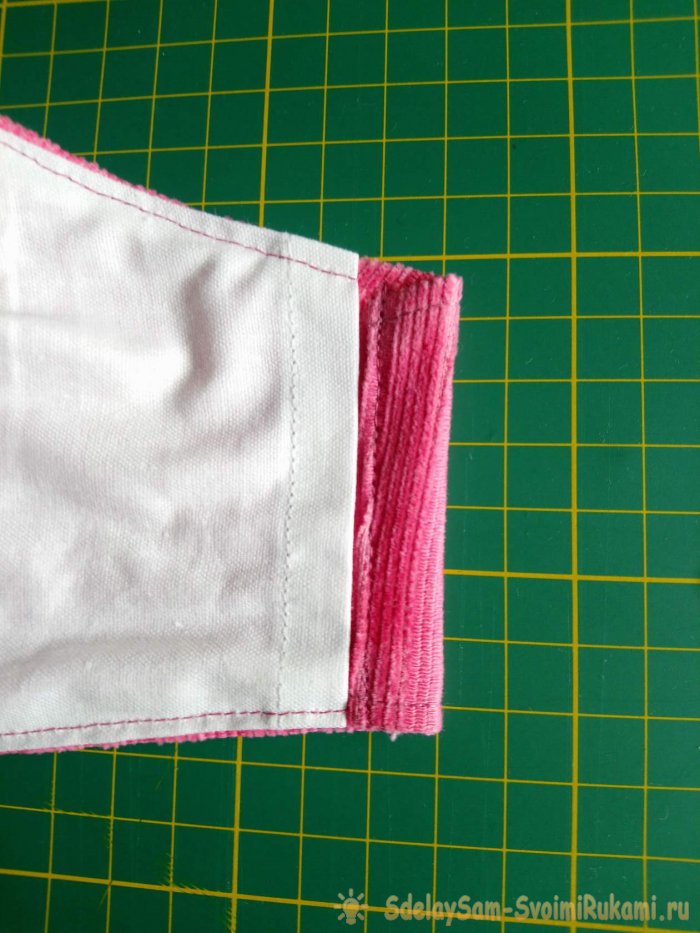 Мастер-класс Многоразовая маска с карманом для фильтрующего слоя