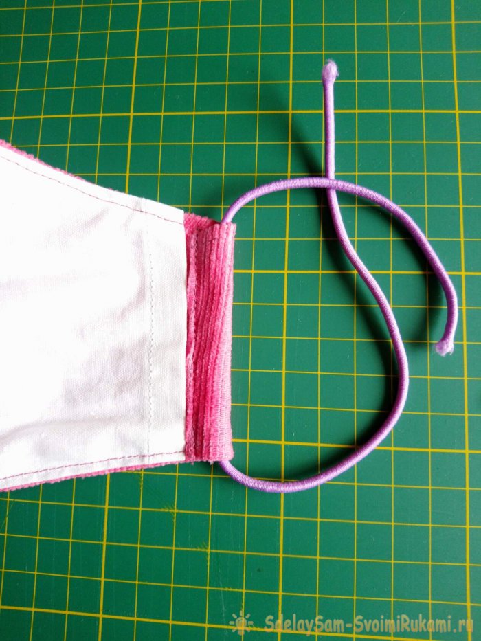 Мастер-класс Многоразовая маска с карманом для фильтрующего слоя