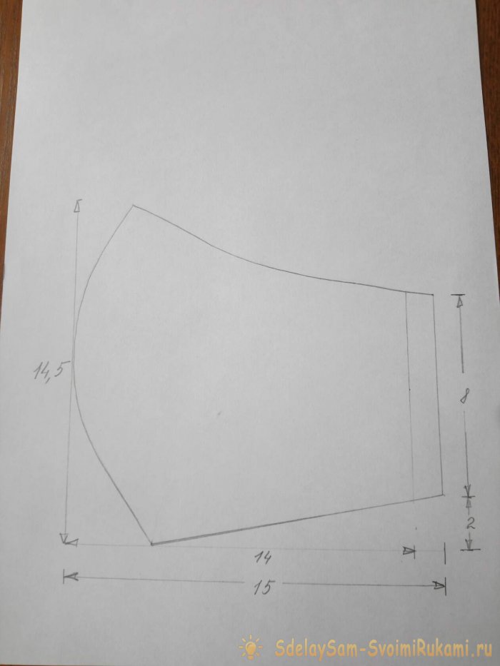 Мастер-класс Многоразовая маска с карманом для фильтрующего слоя