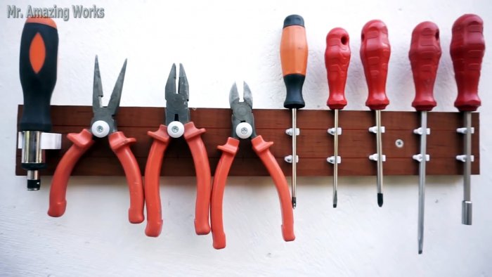 Как просто сделать стенд для хранения ручного инструмента