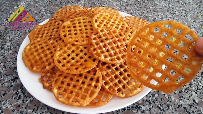 Супер хворост приготовленный при помощи картофелемялки