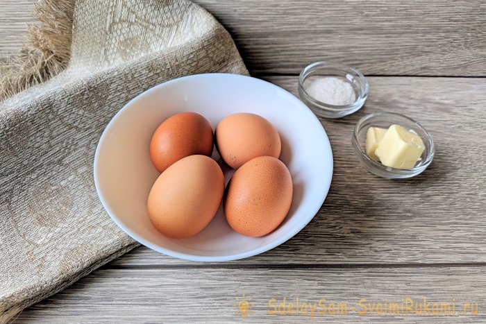 Необычный завтрак из обычных яиц