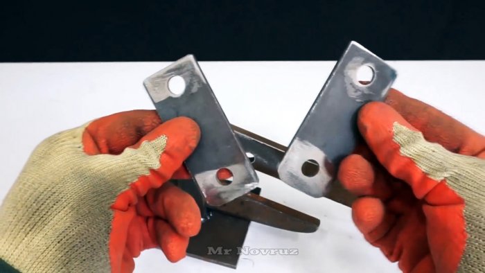 Как сделать рычажные ножницы для перекусывания прутьев и проволоки