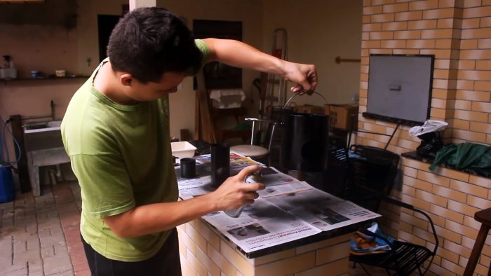 Полезное применение жестяным банкам как сделать мини печь для уличной готовки