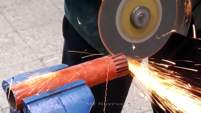 Как из куска трубы сделать инжекторную пропановую горелку