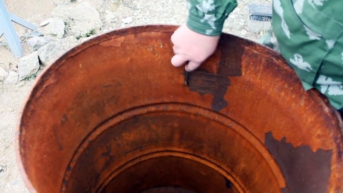 Ремонт дырявой бочки всего за 1 минуту дедовским способом