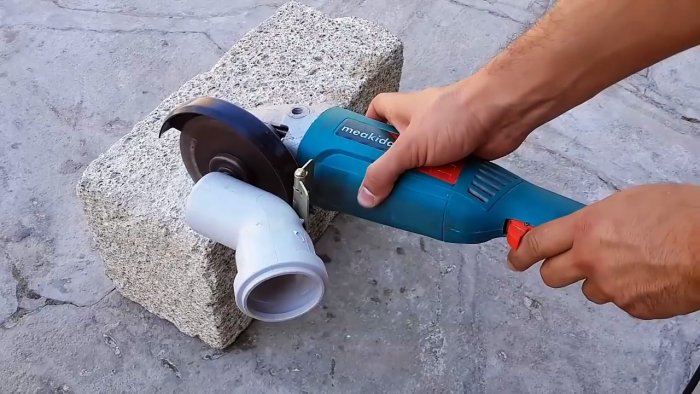 Как заставить болгарку пилить бетон без пыли