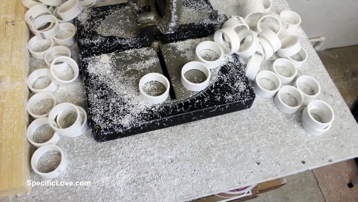 Как сделать декоративную решетку из ПВХ трубы