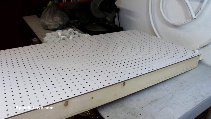 Как сделать декоративную решетку из ПВХ трубы