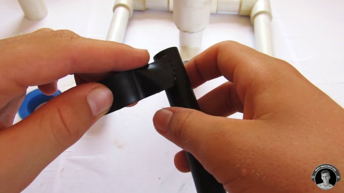 Как из ПВХ труб сделать разбрызгиватель для полива