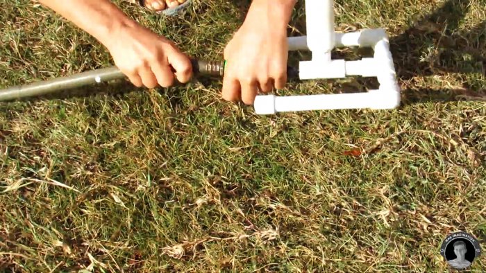 Как из ПВХ труб сделать разбрызгиватель для полива