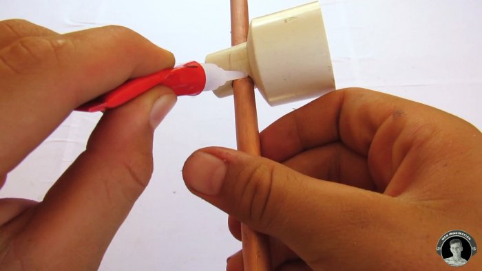 Как из ПВХ труб сделать разбрызгиватель для полива