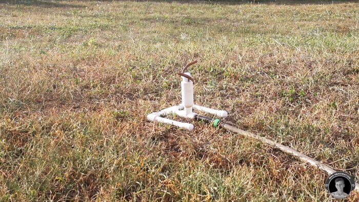 Как из ПВХ труб сделать разбрызгиватель для полива