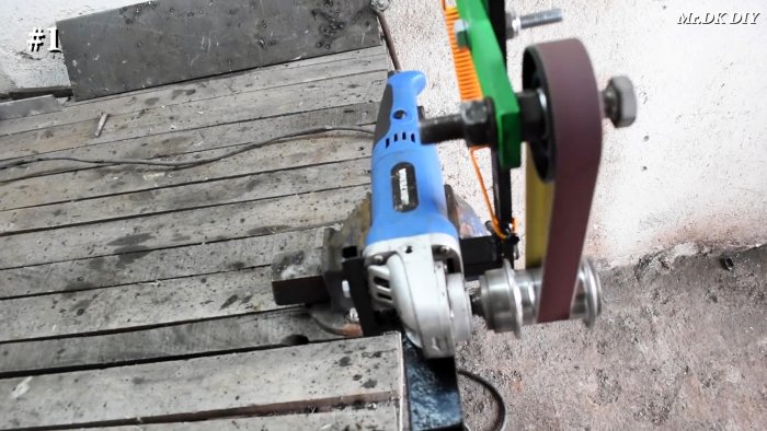 Самый простой гриндер из болгарки велосипедной втулки и ролика ГРМ