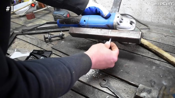 Самый простой гриндер из болгарки велосипедной втулки и ролика ГРМ