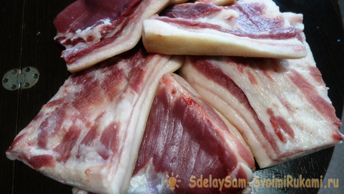 Настоящий варено-копченый бекон в дачных условиях